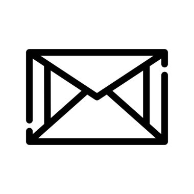 e- posta simgesi, vektör illüstrasyonu