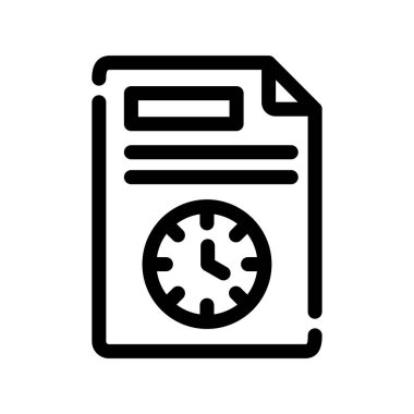 belge vektör çizim çizgisi simgesi