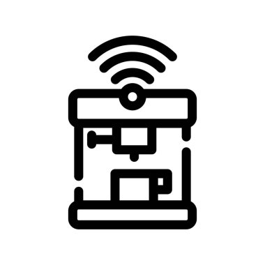 wifi vektör ince çizgi simgesi