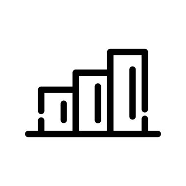 grafik vektörü ince çizgi simgesi