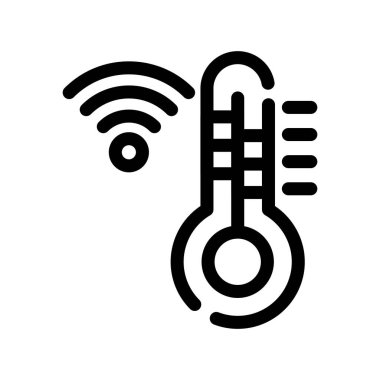 Beyaz arkaplanda kablosuz simge