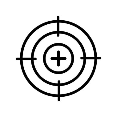 Amaç simge, vektör çizim