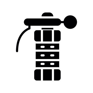 kahve makinesi simgesini, vektör çizim