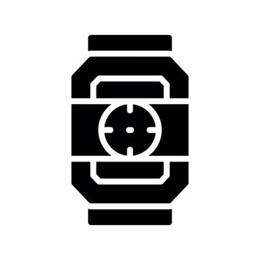 akıllı saat simge vektör illüstrasyonu