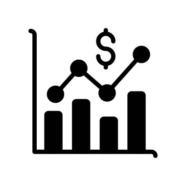grafik ikonu vektör illüstrasyonu