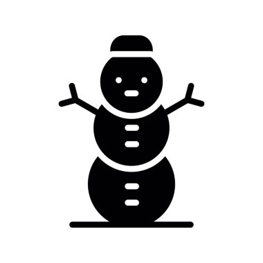 kardan adam simgesi. vektör çizim