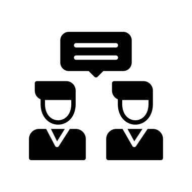 iş insanları vektör simgesi