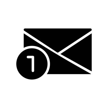 zarf e- posta simgesi vektör illüstrasyon tasarımı