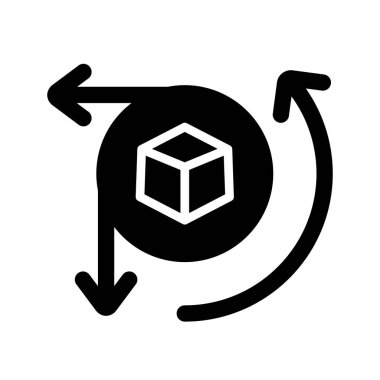 Seo simgesinin vektör illüstrasyonu