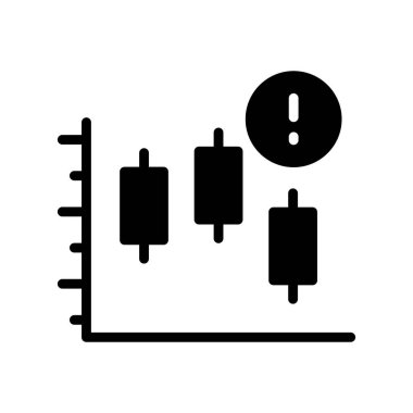 Beyaz arka plan üzerinde grafiğin saydam işareti izole grafik simge vektör