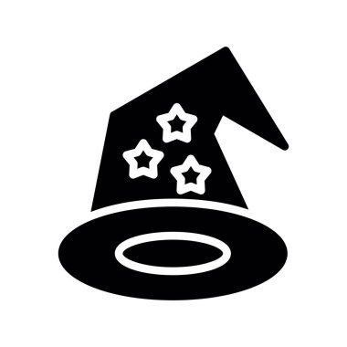 Sihirli değnek vektör çizimi beyaz