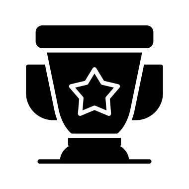 ödül kupa simgesi, basit biçim