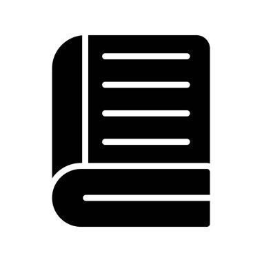 belge vektörü düz simge