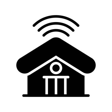ev wifi simgesi vektör illüstrasyonu