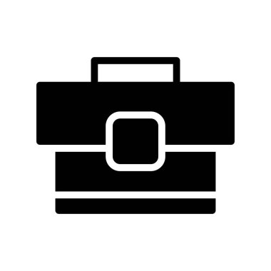 Evrak Çantası'nı simgesi. Evrak Çantası'nı vektör simgesi web için düz çizimi