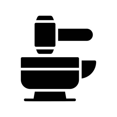 Kahve fincanı simgesi, basit stil.