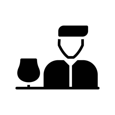 Şarap kadehi sembol vektörü. Şarap kadehi işareti. izole edilmiş çizgi simgesi siyah illüstrasyon