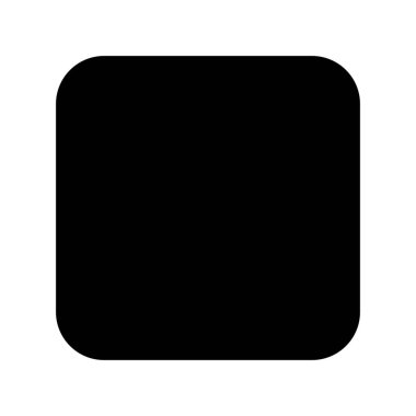 kare çerçeve simgesi. vektör illüstrasyonu