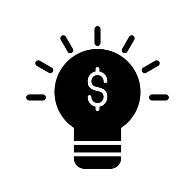 Fikir simgesi vektör illüstrasyonu