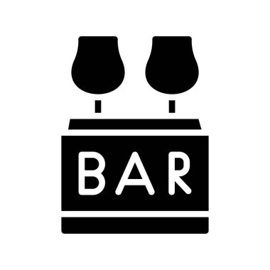 bar simgesi vektör illüstrasyonu. sembol vektör işareti.