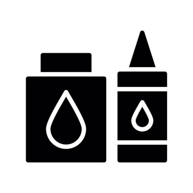 oil bottle icon vector illustration