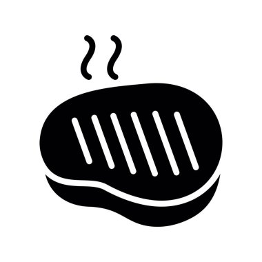 Sosis simgesi, vektör çizimi