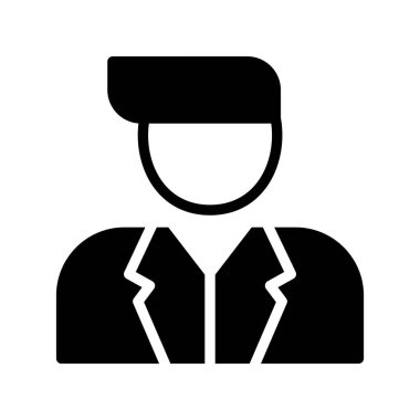 Şeffaf bir arkaplanda yönetici vektör çizimi. Birinci kalite semboller. Konsept ve grafik tasarım için ince çizgi simgesi.