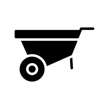 barrow vektör düz simge