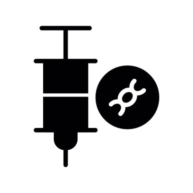 İğne ikonu tasarım şablonunun illüstrasyon vektörü grafiği