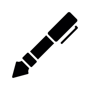 Kalem simgesi, basit vektör tasarımı