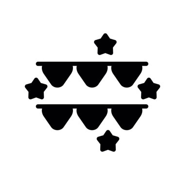 Noel yıldızı simge vektörü