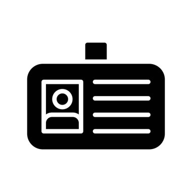 Kimlik simgesi vektör illüstrasyon tasarımı