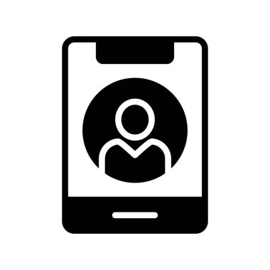 cep telefonu ikonu vektör illüstrasyonu