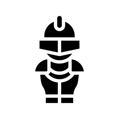 Çin kültürü için koyu siyah simge