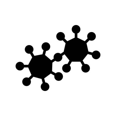 Molekül vektör düz simge