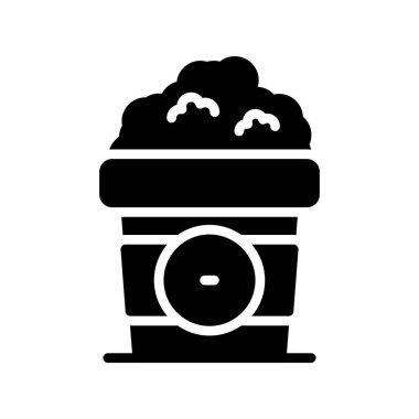 Bir kameranın vektör illüstrasyonu