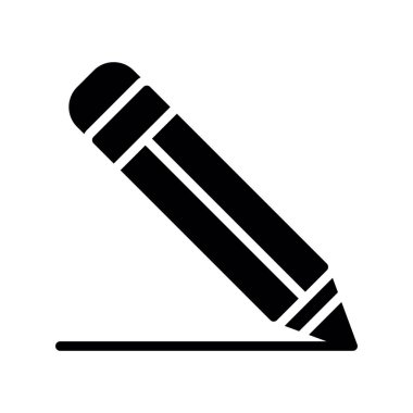 Şeffaf bir arkaplanda kalem vektör çizimi. Birinci kalite semboller. Konsept ve grafik tasarım için ince çizgi simgesi.