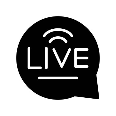 canlı ikon vektör illüstrasyonu