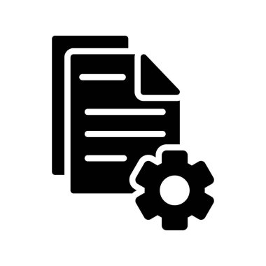 vektör glifini düz simge olarak ayarla