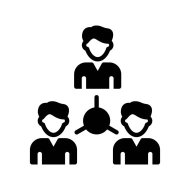 grup insan vektör simgesi
