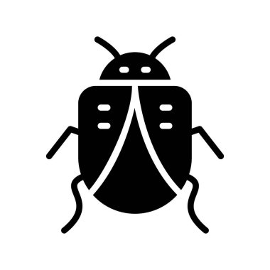 böcek simge vektör çizim