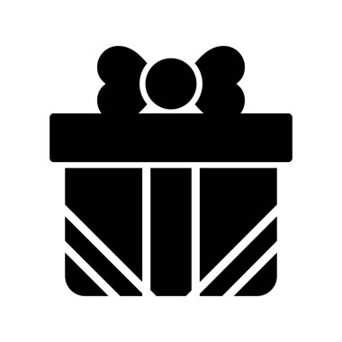 beyaz arkaplanda izole edilmiş kutu simgesi vektörü, hediye logosu sembolü