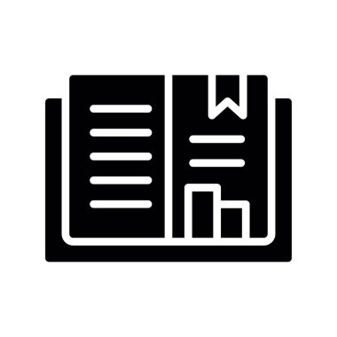 belge vektörü düz simge