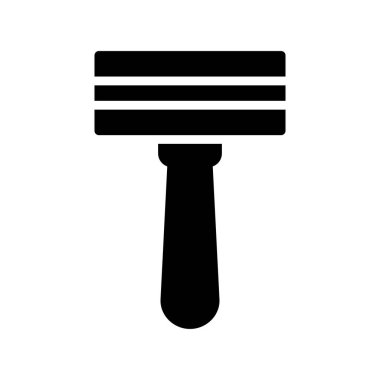 fırça kabartma simgesi vektörü