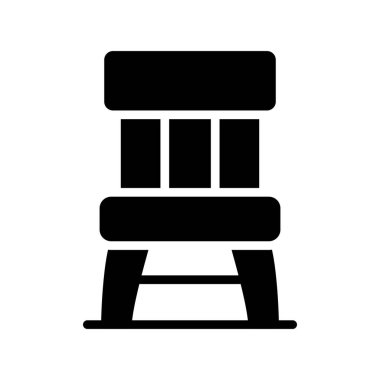 Göğüs ikonu vektörü. izole edilmiş sınır sembolü çizimi