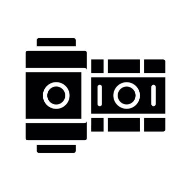 Kamera simgesi. düz dizayn. vektör illüstrasyonu