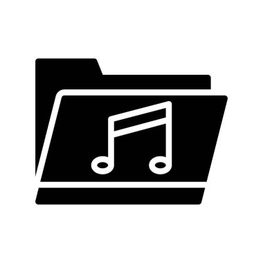 vektör müzik çalıcı simgesi