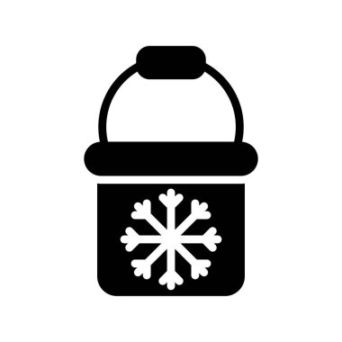 vektör Noel Kar Tanesi simgesi