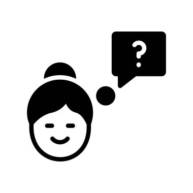 Sohbet balonu simgesinin vektör çizim