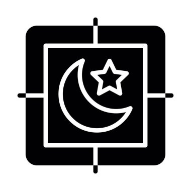 ramadan kareem simge vektör illüstrasyonu